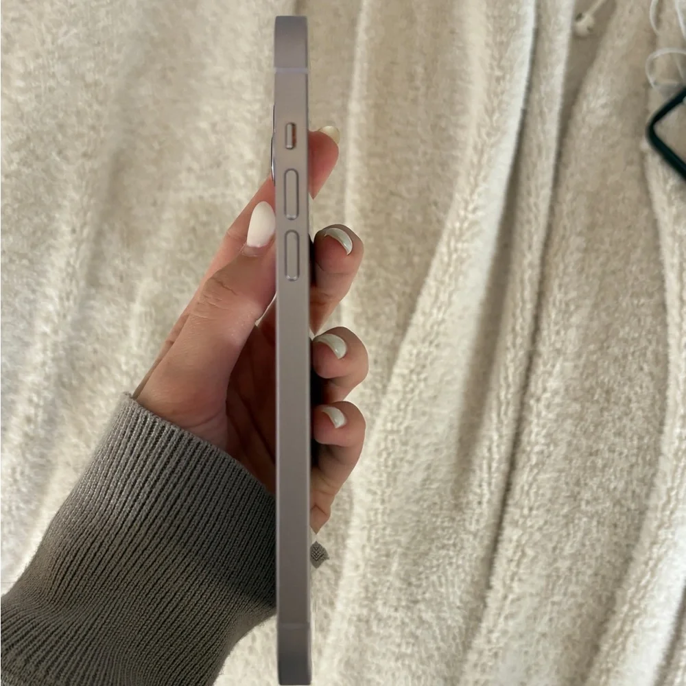 Apple Smartphone in Lavender Hue